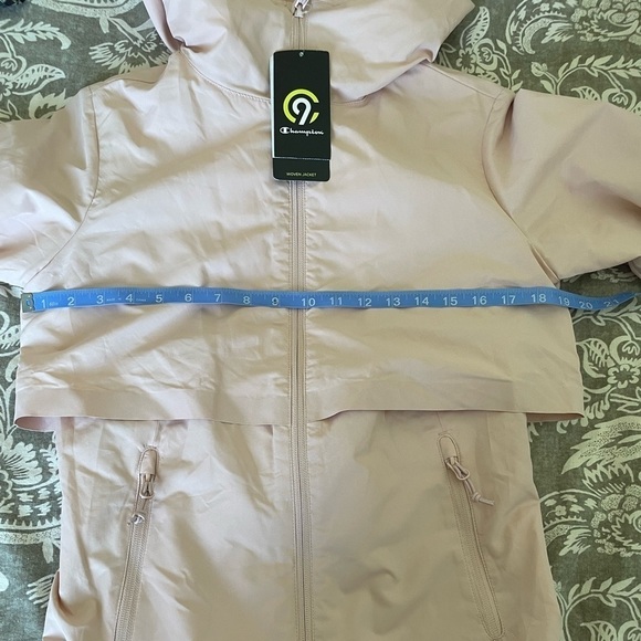 Champion NWT pink rain jacket size XS blush pink - Picture 7 of 8